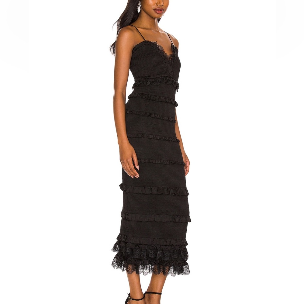 V. Chapman Narcisse Dress in Black. Size 00. Worn three times - Picture 2 of 3